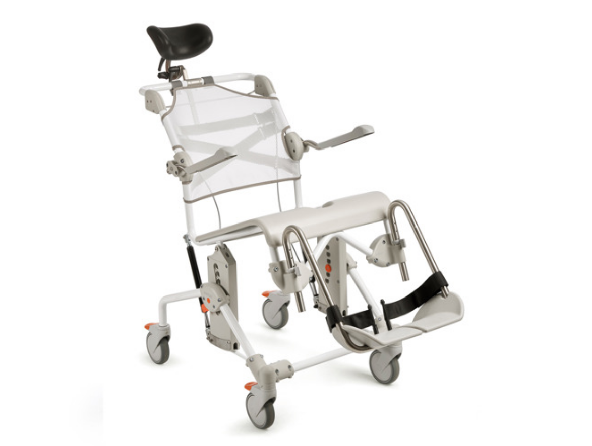 Etac Swift Mobile Tilt‑2 Shower Commode Chair